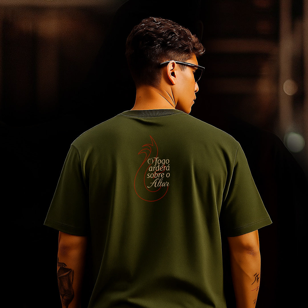 T-Shirt o fogo arderá