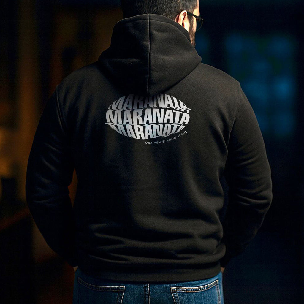 Sweatshirt Maranata com Capuz