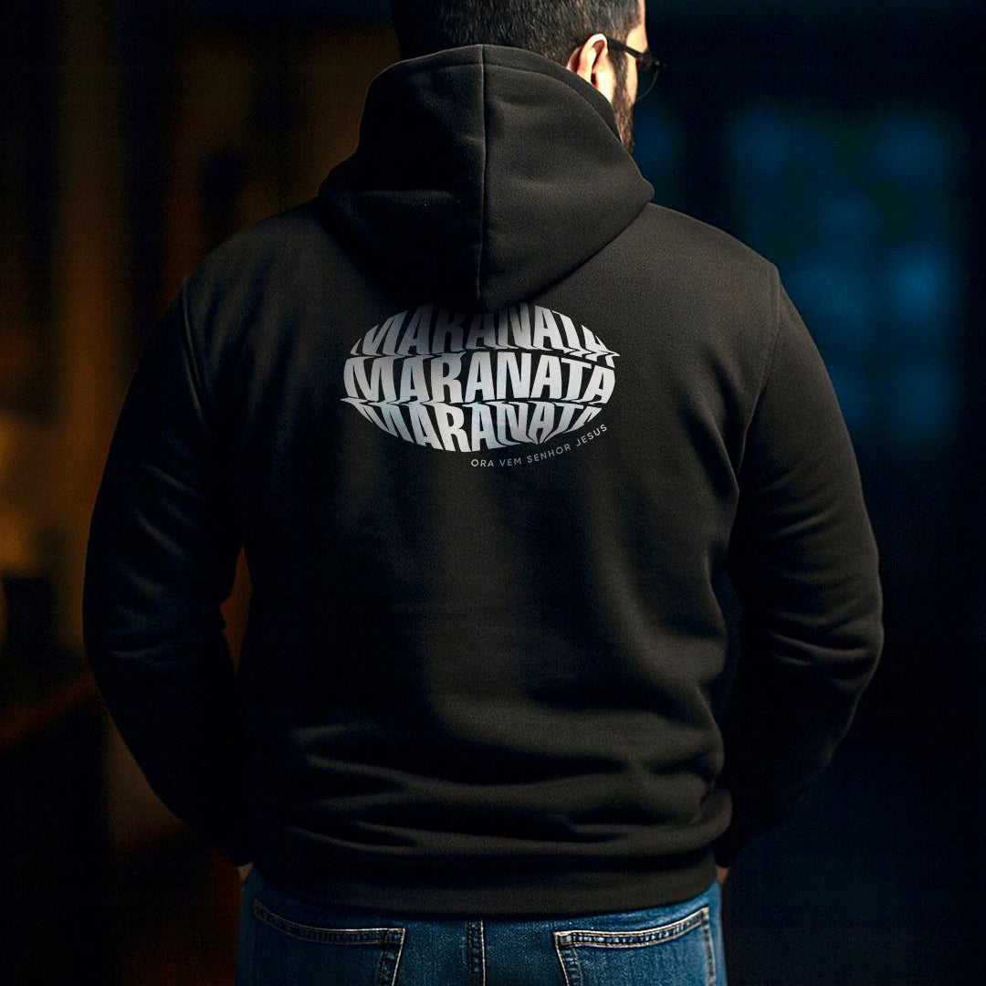 Sweatshirt Maranata com Capuz