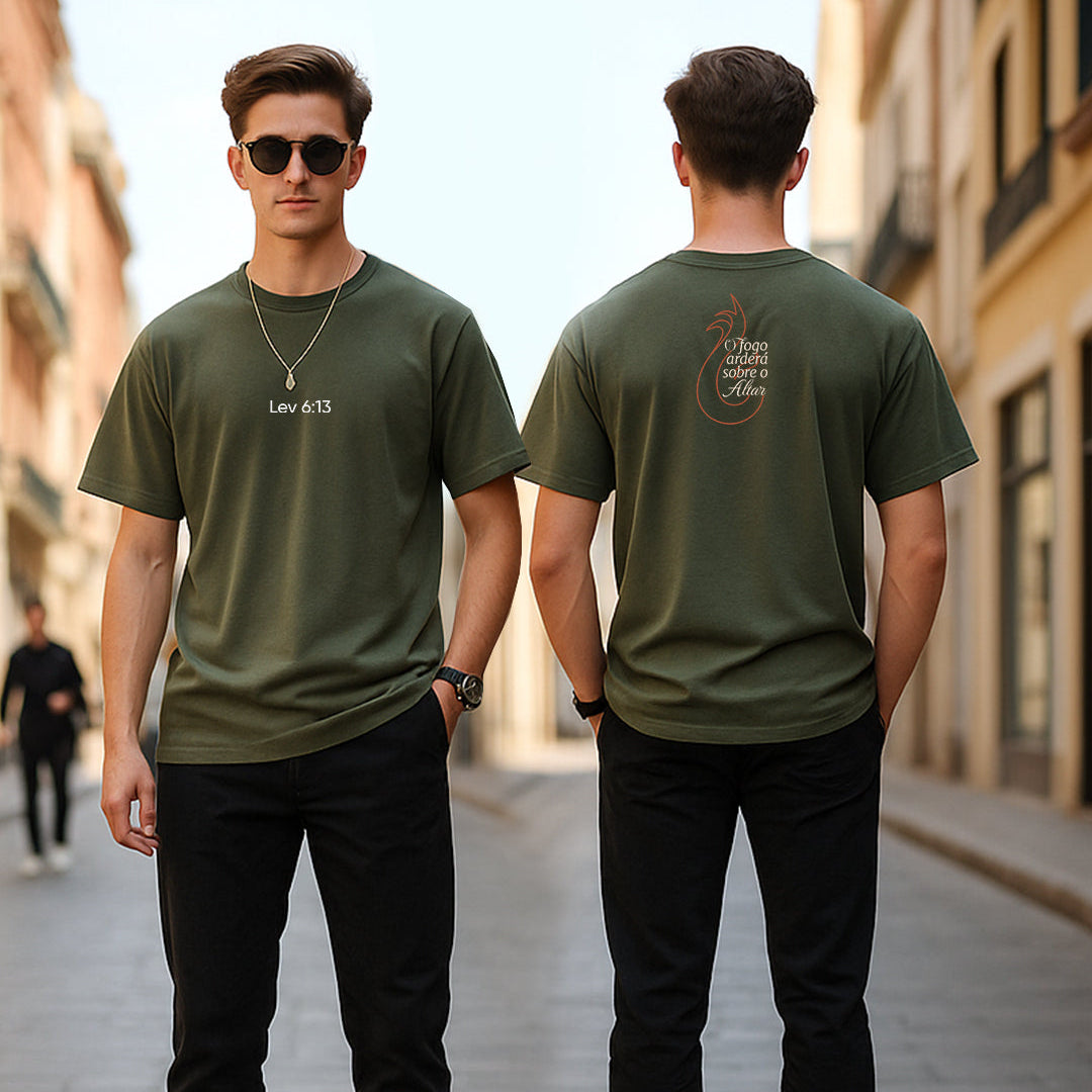 T-Shirt o fogo arderá